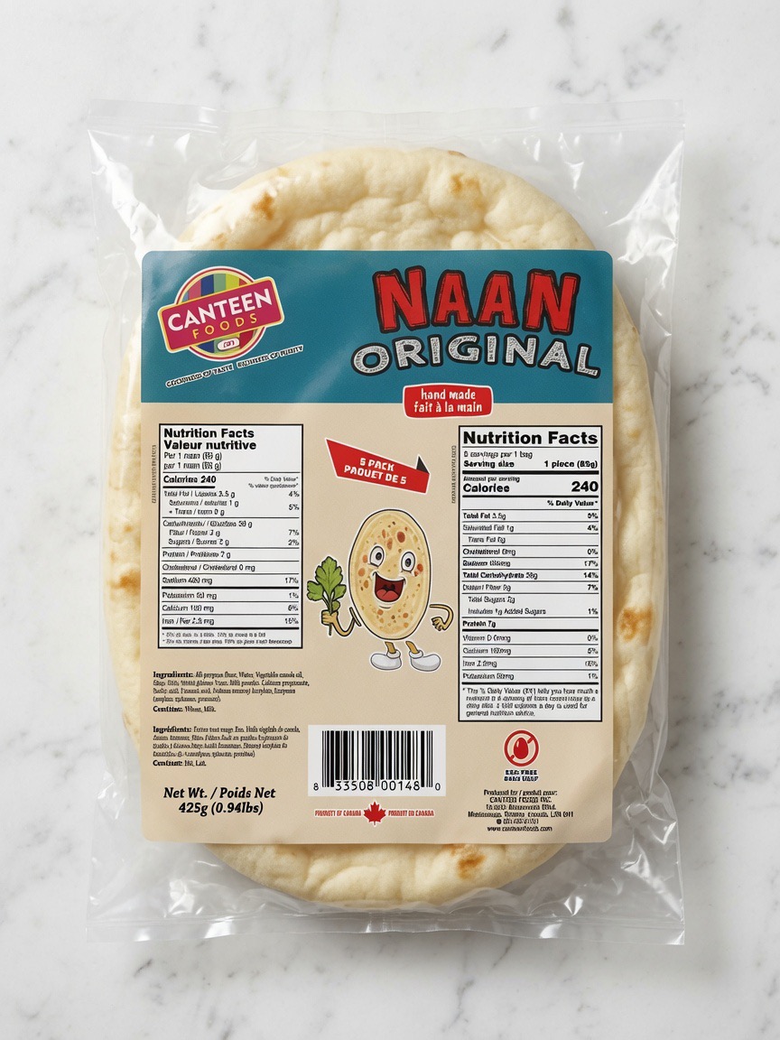 Canteen Foods Plain Naan