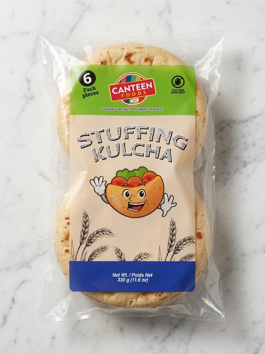 Canteen Foods Stuffing Kulcha