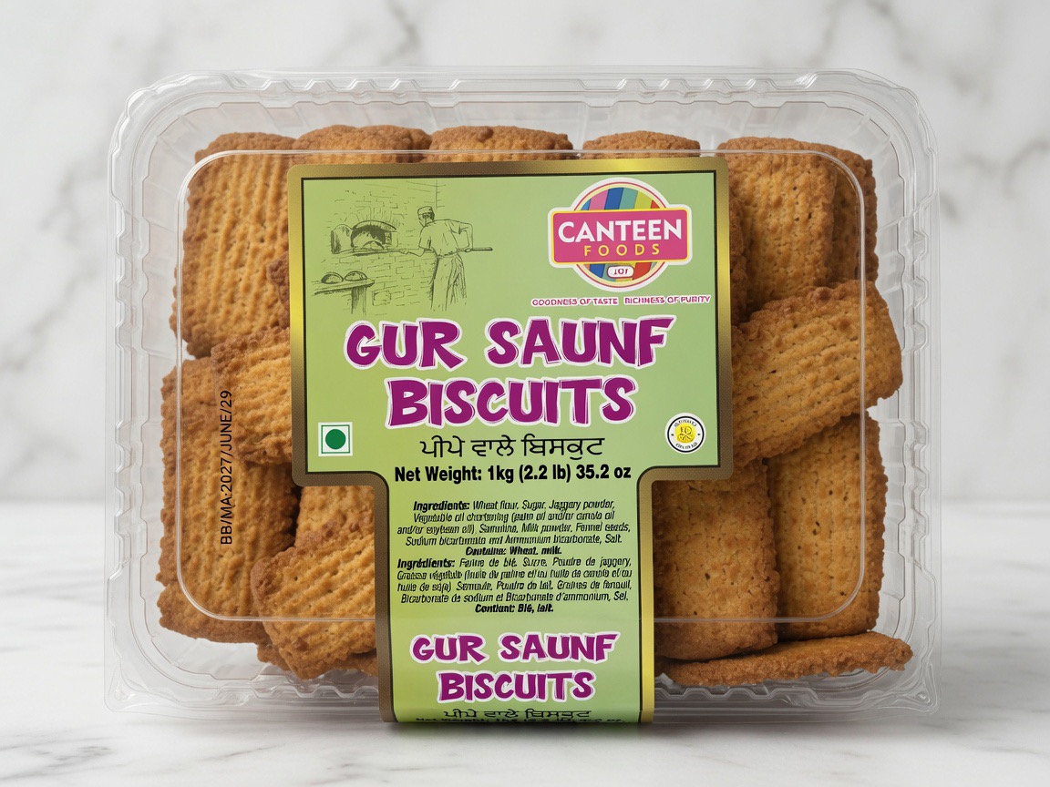 Canteen Foods Gur Saunf Cookies