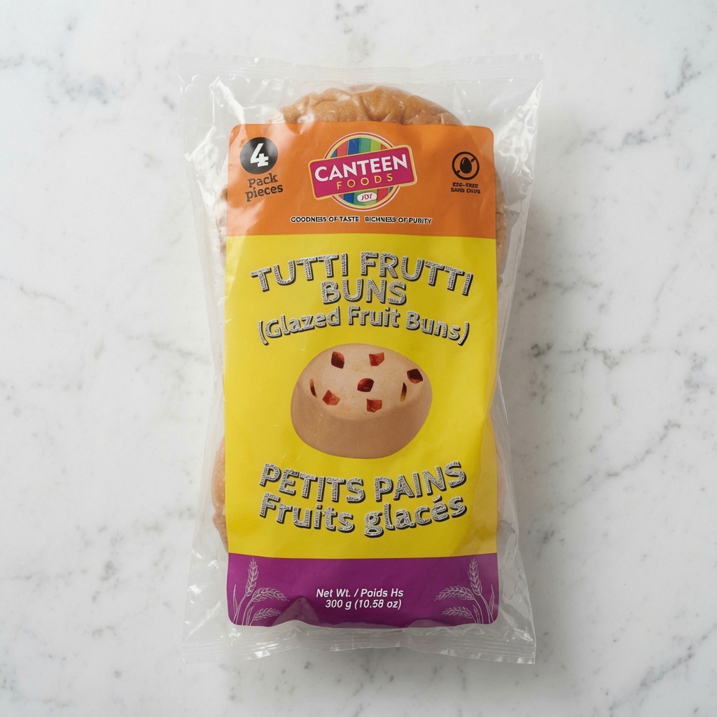 Canteen Foods Tutti Frutti Bun
