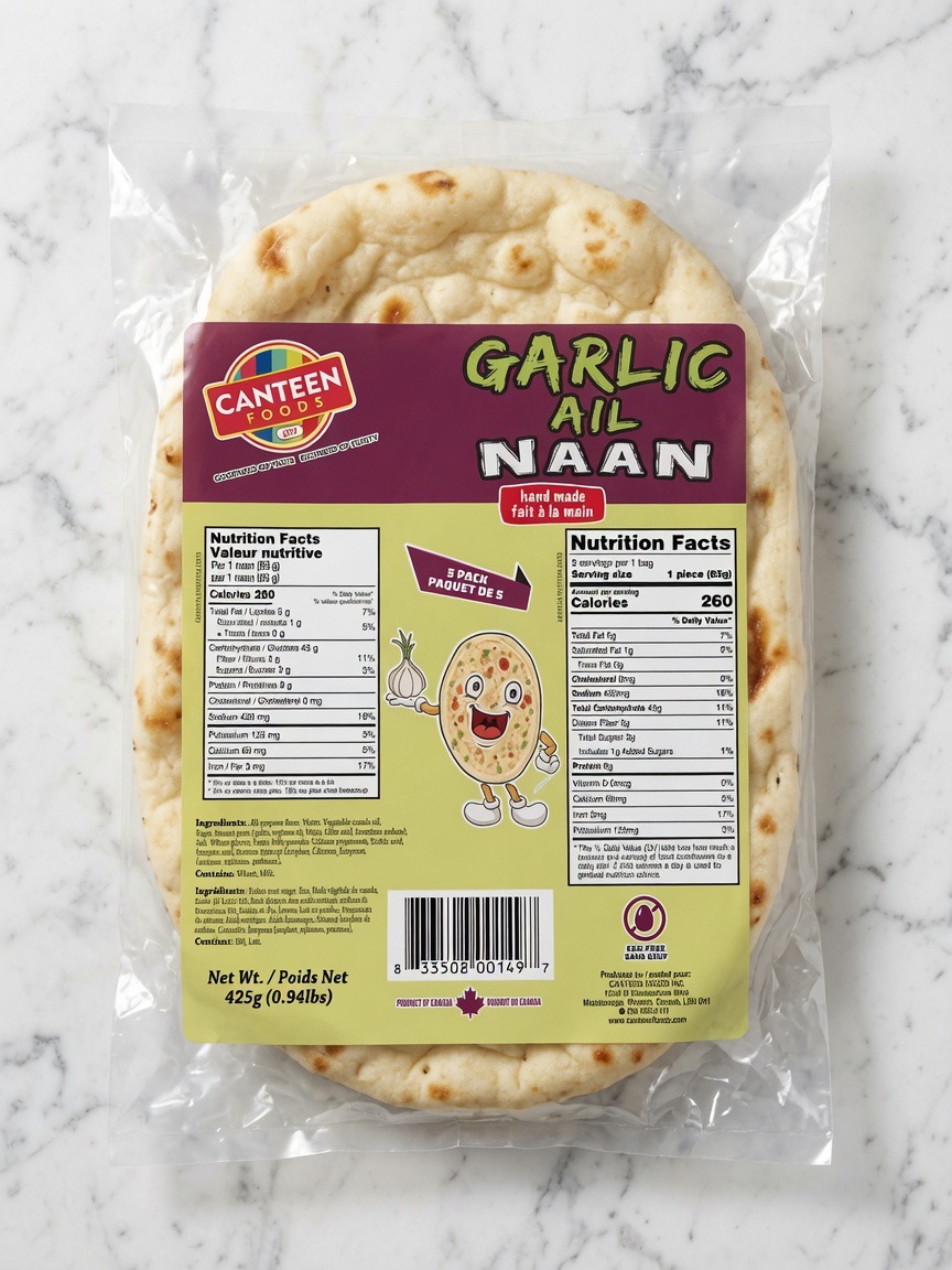 Canteen Foods Garlic Naan